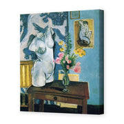 Henri Matisse's The Plaster Torso painting reproduced as a gallery-wrapped canvas print