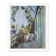 Henri Matisse's The Terrace, St. Tropez painting reproduced as a rolled canvas print