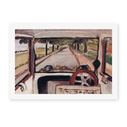Henri Matisse's The Windshield painting reproduced as a rolled canvas print
