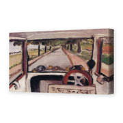 Henri Matisse's The Windshield painting reproduced as a gallery-wrapped canvas print