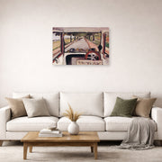 Unframed poster print of Henri Matisse's The Windshield displayed in a living room, view 2