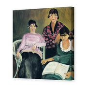 Henri Matisse's Three Sisters painting reproduced as a gallery-wrapped canvas print