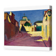 Henri Matisse's Une Rue a Arcueil painting reproduced as a gallery-wrapped canvas print