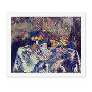 Henri Matisse's Bottle and Fruit painting reproduced as a rolled canvas print