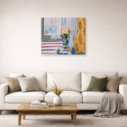 Unframed poster print of Henri Matisse's Vase of Flowers displayed in a living room, view 2