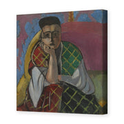 Henri Matisse's Woman with a Veil painting reproduced as a gallery-wrapped canvas print
