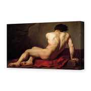 Jacques-Louis David's 'Patroclus' painting reproduced as a gallery-wrapped canvas print