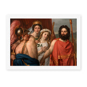 Jacques-Louis David's 'The Anger of Achilles' painting reproduced as a rolled canvas print