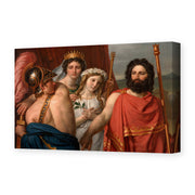 Jacques-Louis David's 'The Anger of Achilles' painting reproduced as a gallery-wrapped canvas print