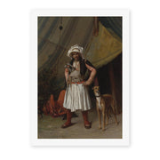 Jean-Leon Gerome - A Bashi Bazouk and His Dog - canvas print hero