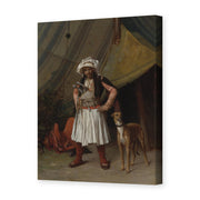 Jean-Leon Gerome - A Bashi Bazouk and His Dog - gallery wrap hero
