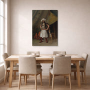 Jean-Leon Gerome - A Bashi Bazouk and His Dog - gallery wrap lifestyle dining