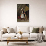 Jean-Leon Gerome - A Bashi Bazouk and His Dog - poster print lifestyle living room 2 unframed