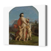 Jean-Leon Gerome - A Young Nymph Teased by Putti - gallery wrap hero