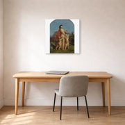 Jean-Leon Gerome - A Young Nymph Teased by Putti - gallery wrap lifestyle office