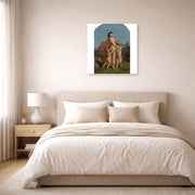 Jean-Leon Gerome - A Young Nymph Teased by Putti - poster print lifestyle bedroom unframed
