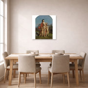Jean-Leon Gerome - A Young Nymph Teased by Putti - poster print lifestyle dining unframed