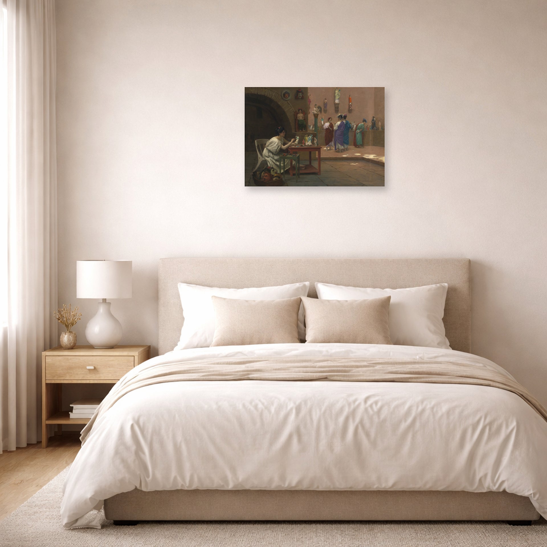 Jean-Leon Gerome - Atelier De Tanagra - poster print lifestyle bedroom unframed