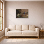 Jean-Leon Gerome - Atelier De Tanagra - poster print lifestyle living room 1 unframed
