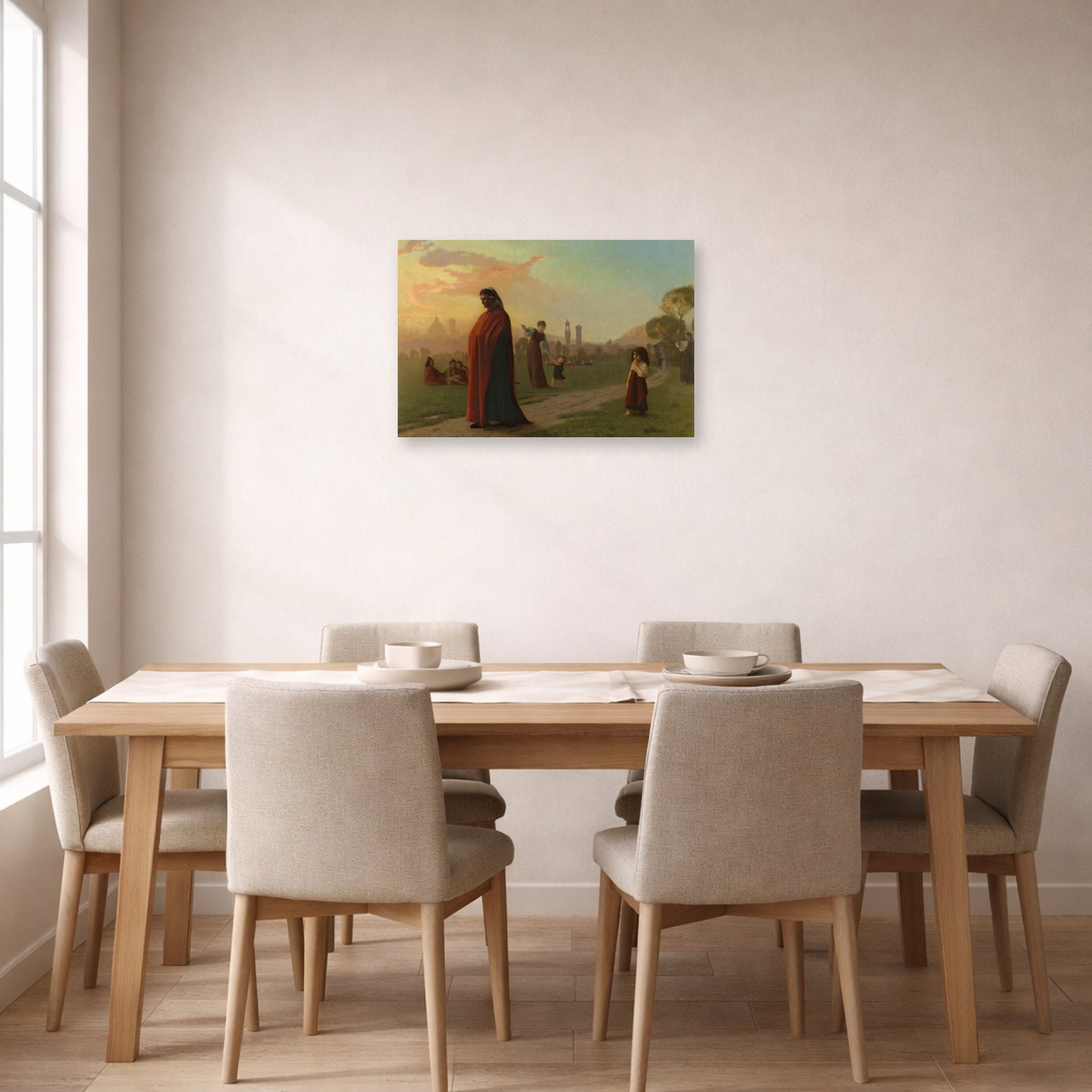 Jean-Leon Gerome - Dante [he Hath Seen Hell] - Jean Leon Gerome Dante he Hath Seen Hell poster print lifestyle dining unframed