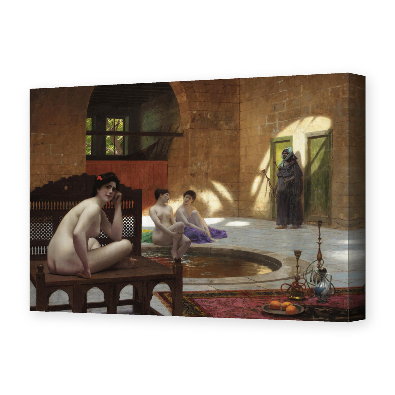 Jean-Leon Gerome - Femmes (au Bain) - Jean Leon Gerome Femmes au Bain gallery wrap hero