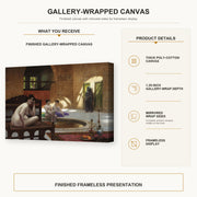 Jean-Leon Gerome - Femmes (au Bain) - Jean Leon Gerome Femmes au Bain gallery wrap product details infographic