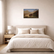 Jean-Leon Gerome - Hail Caesar We Who Are About to Die Salute You - gallery wrap lifestyle bedroom