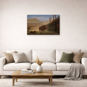 Jean-Leon Gerome - Hail Caesar We Who Are About to Die Salute You - gallery wrap lifestyle living room 2