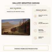 Jean-Leon Gerome - Hail Caesar We Who Are About to Die Salute You - gallery wrap product details infographic