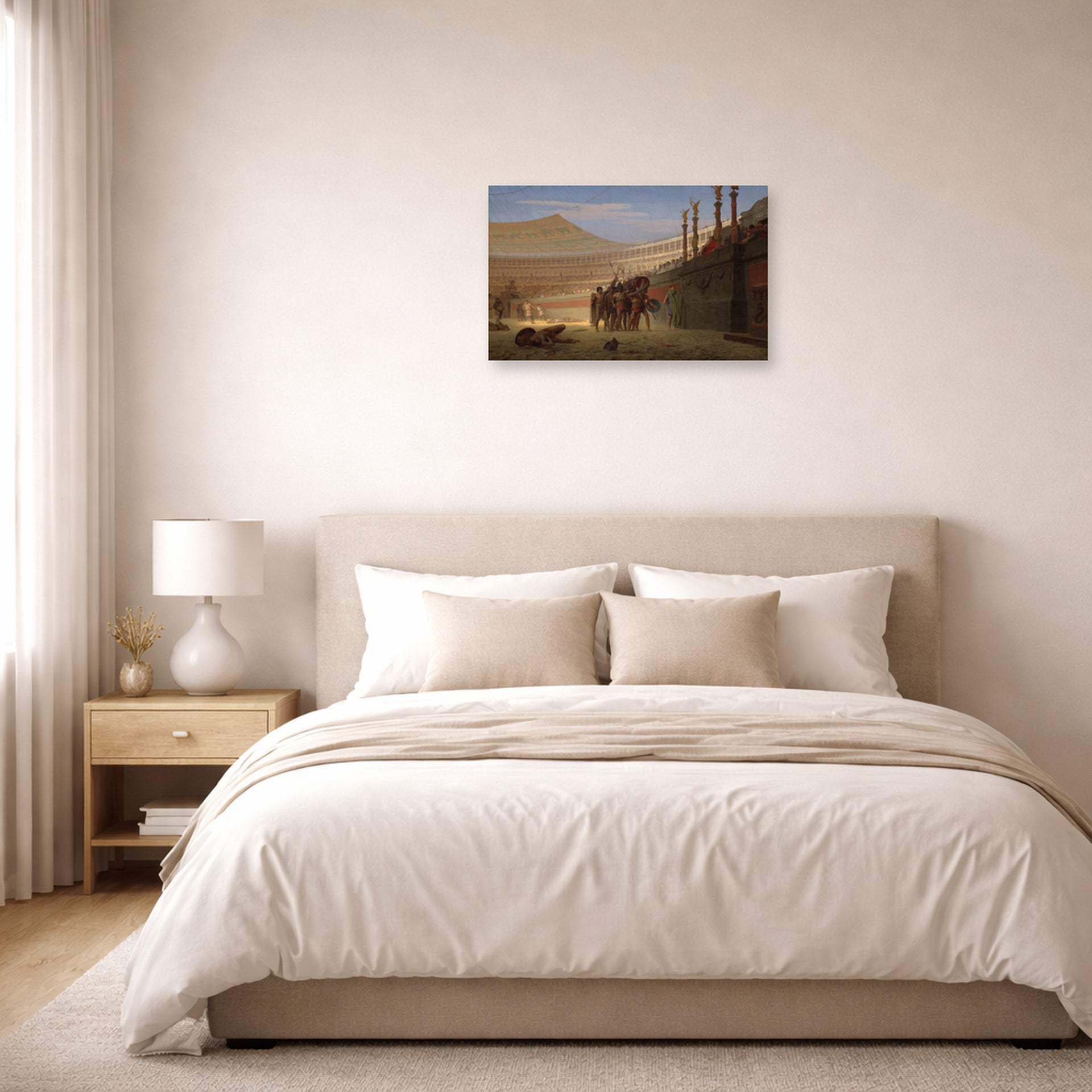 Jean-Leon Gerome - Hail Caesar We Who Are About to Die Salute You - poster print lifestyle bedroom unframed