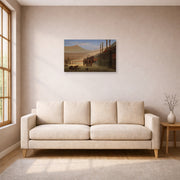 Jean-Leon Gerome - Hail Caesar We Who Are About to Die Salute You - poster print lifestyle living room 1 unframed