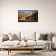 Jean-Leon Gerome - Hail Caesar We Who Are About to Die Salute You - poster print lifestyle living room 2 unframed