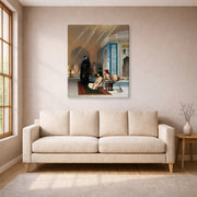 Jean-Leon Gerome - Harem Pool - gallery wrap lifestyle living room 1