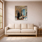 Jean-Leon Gerome - Harem Pool - poster print lifestyle living room 1 unframed