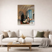 Jean-Leon Gerome - Harem Pool - poster print lifestyle living room 2 unframed