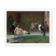 Jean-Leon Gerome - In the Harem Bath - canvas print hero