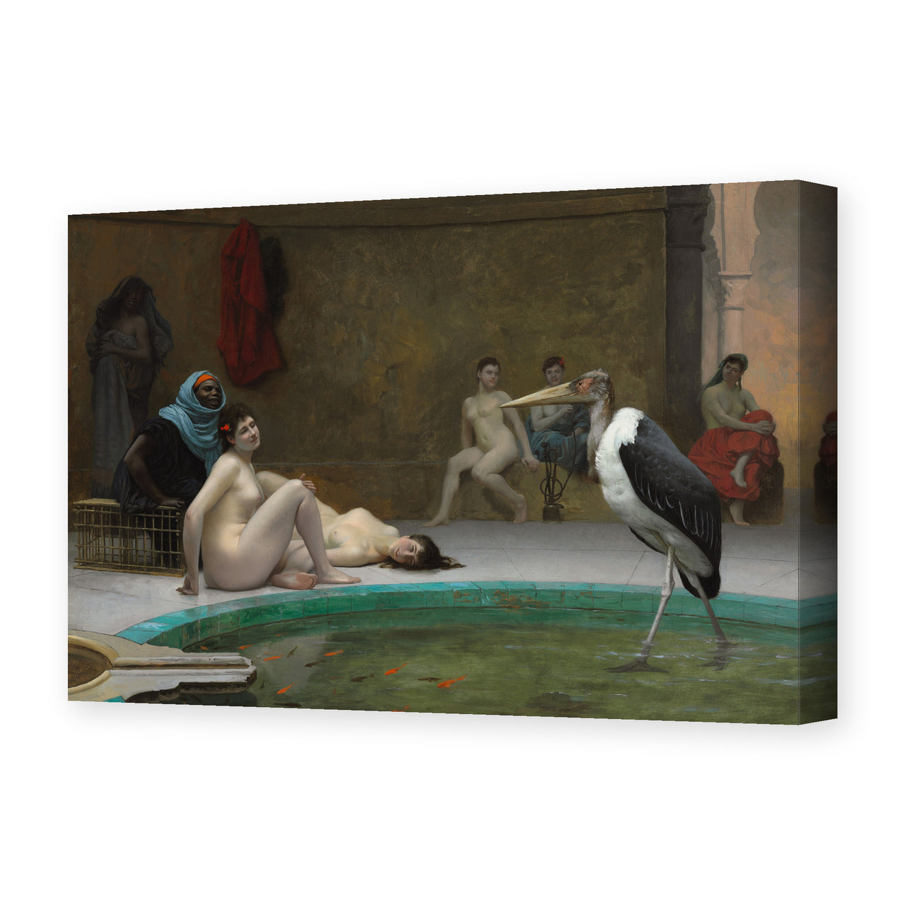 Jean-Leon Gerome - In the Harem Bath - gallery wrap hero