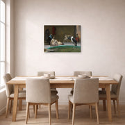 Jean-Leon Gerome - In the Harem Bath - gallery wrap lifestyle dining
