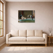 Jean-Leon Gerome - In the Harem Bath - gallery wrap lifestyle living room 1