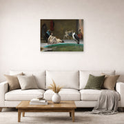 Jean-Leon Gerome - In the Harem Bath - poster print lifestyle living room 2 unframed
