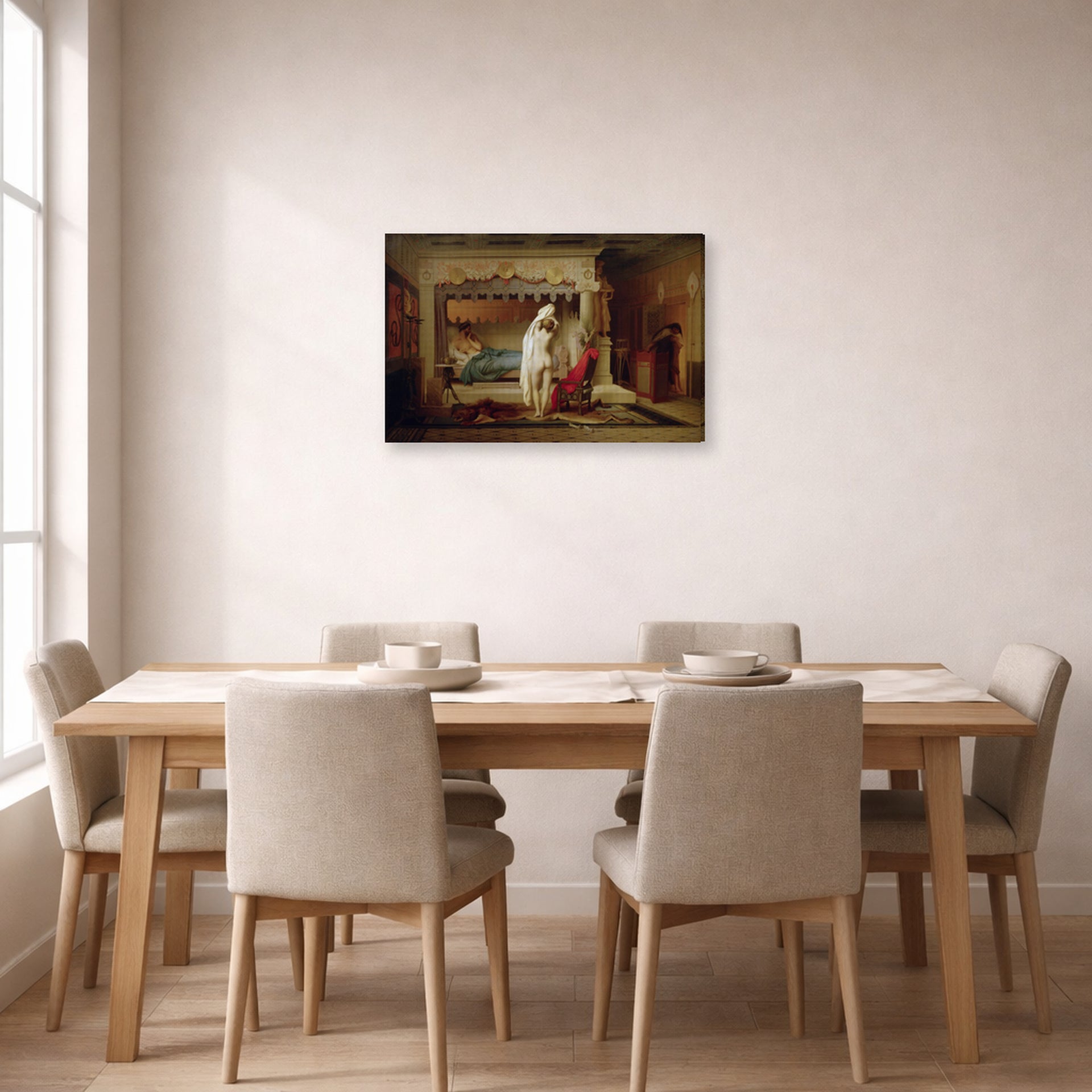 Jean-Leon Gerome - King Candaules - gallery wrap lifestyle dining