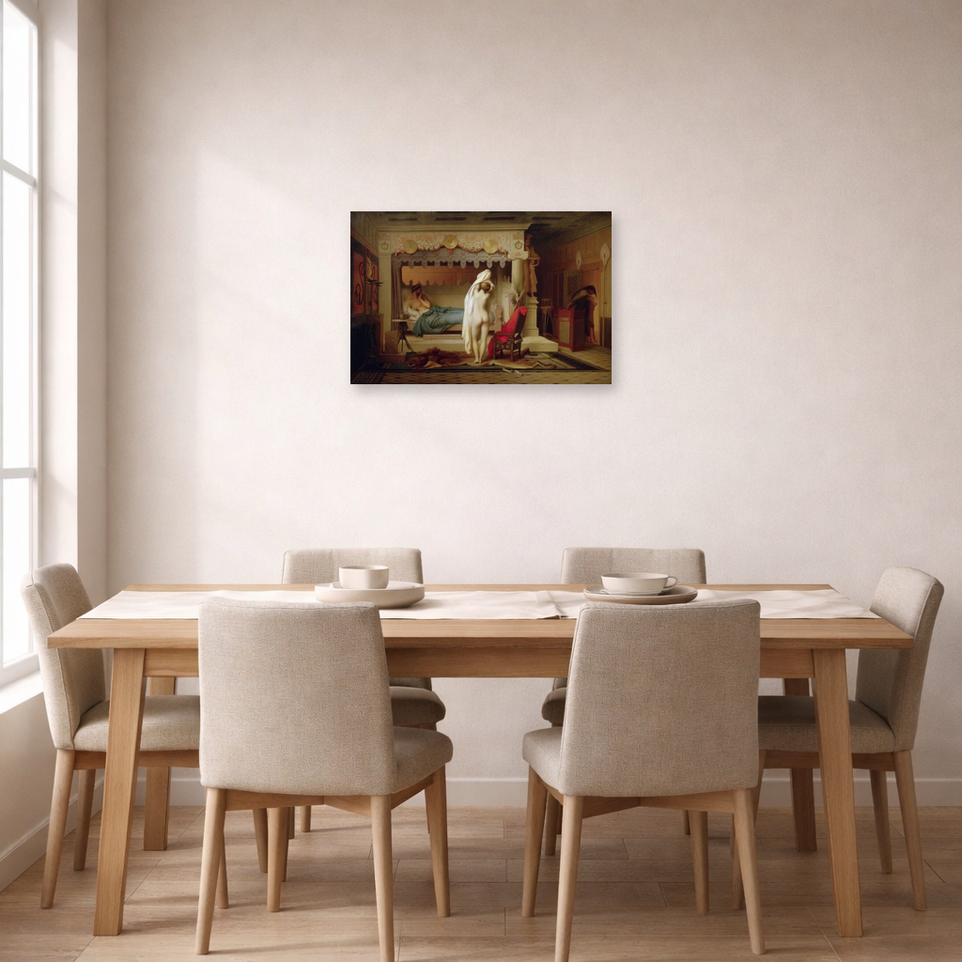 Jean-Leon Gerome - King Candaules - poster print lifestyle dining unframed
