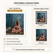 Jean-Leon Gerome - Le Barde Noir - canvas print combined product and display infographic frame and bars not included