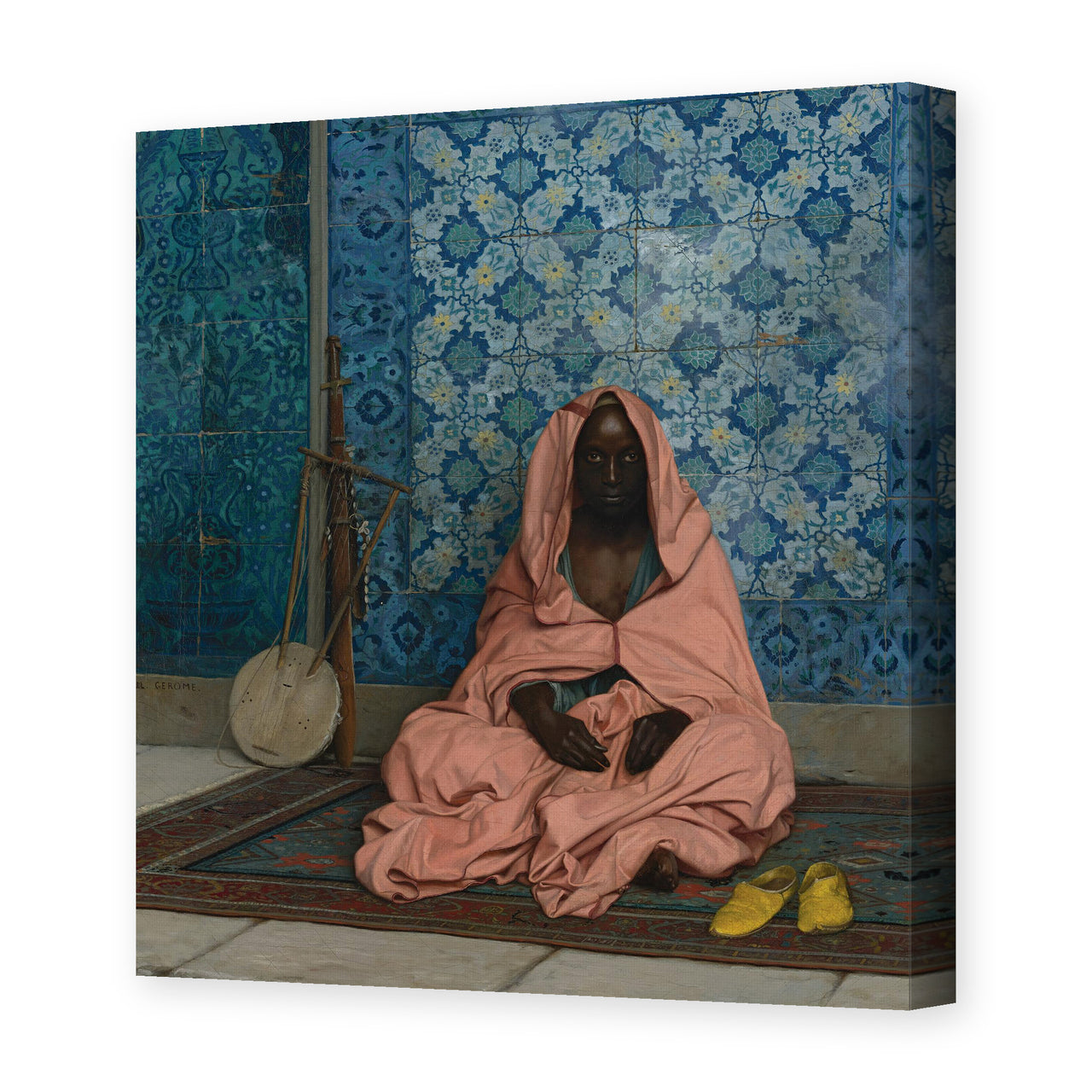Jean-Leon Gerome - Le Barde Noir - gallery wrap hero