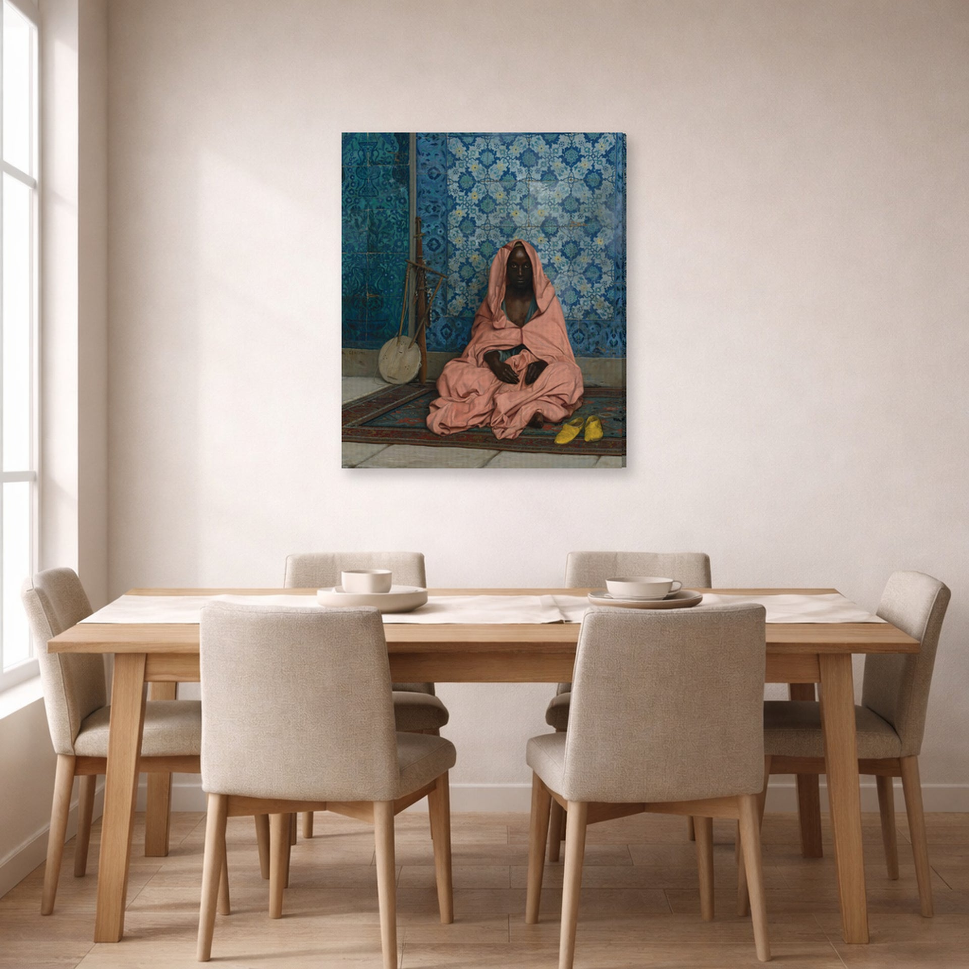 Jean-Leon Gerome - Le Barde Noir - gallery wrap lifestyle dining