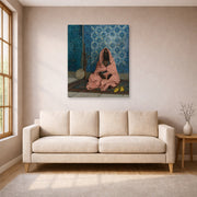 Jean-Leon Gerome - Le Barde Noir - gallery wrap lifestyle living room 1
