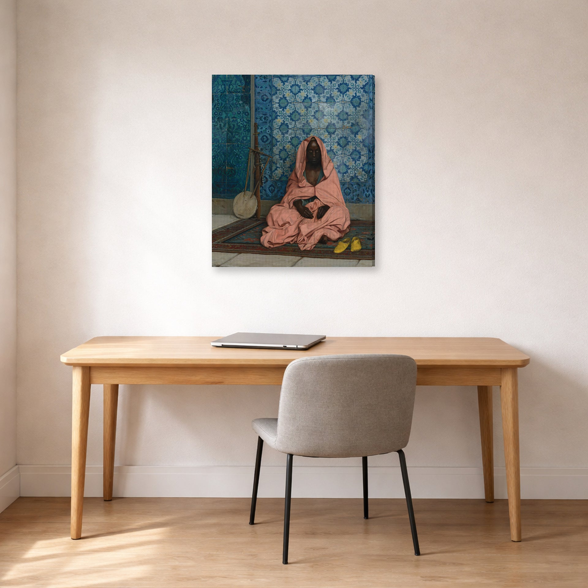 Jean-Leon Gerome - Le Barde Noir - gallery wrap lifestyle office