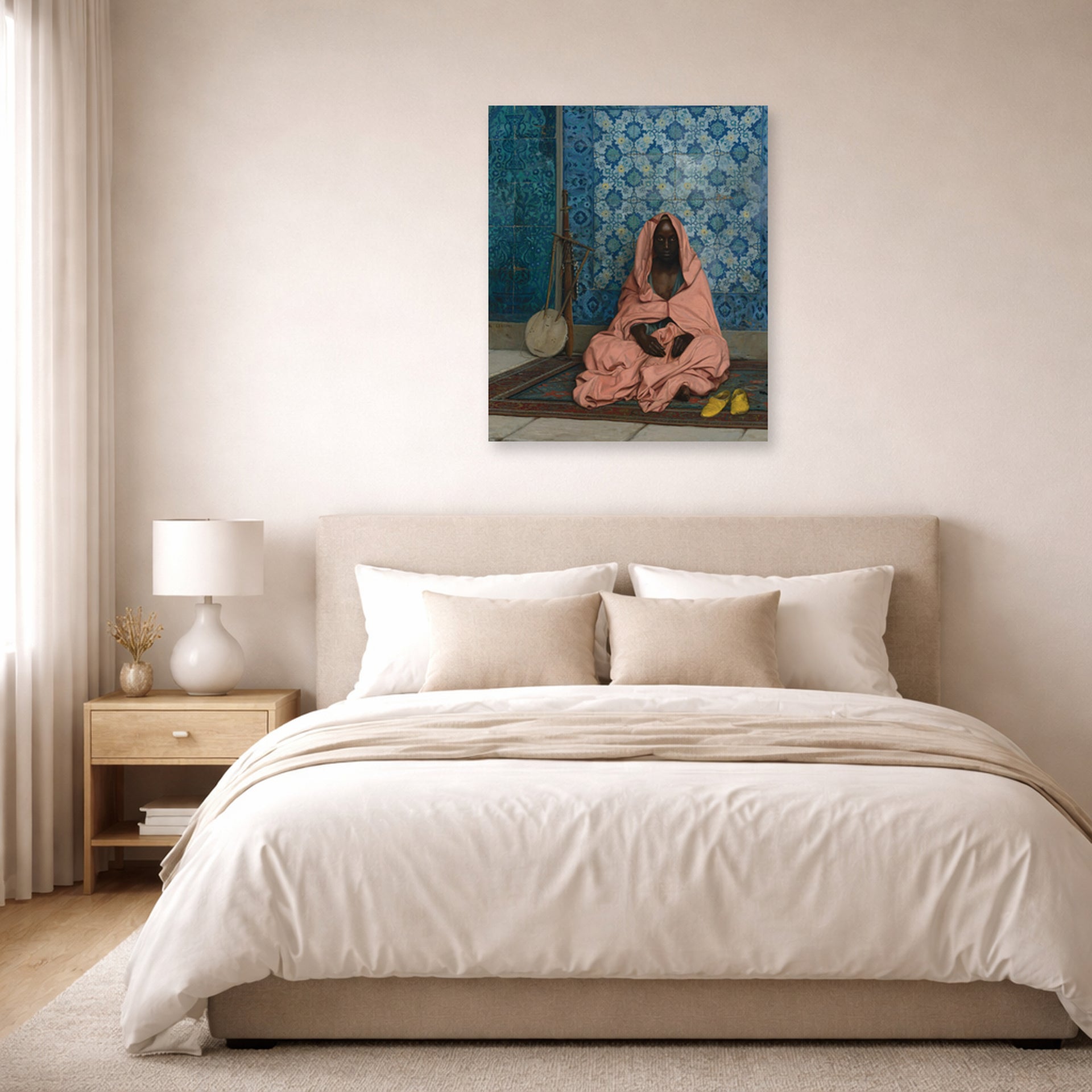 Jean-Leon Gerome - Le Barde Noir - poster print lifestyle bedroom unframed