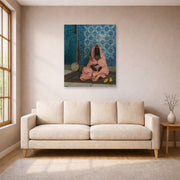 Jean-Leon Gerome - Le Barde Noir - poster print lifestyle living room 1 unframed