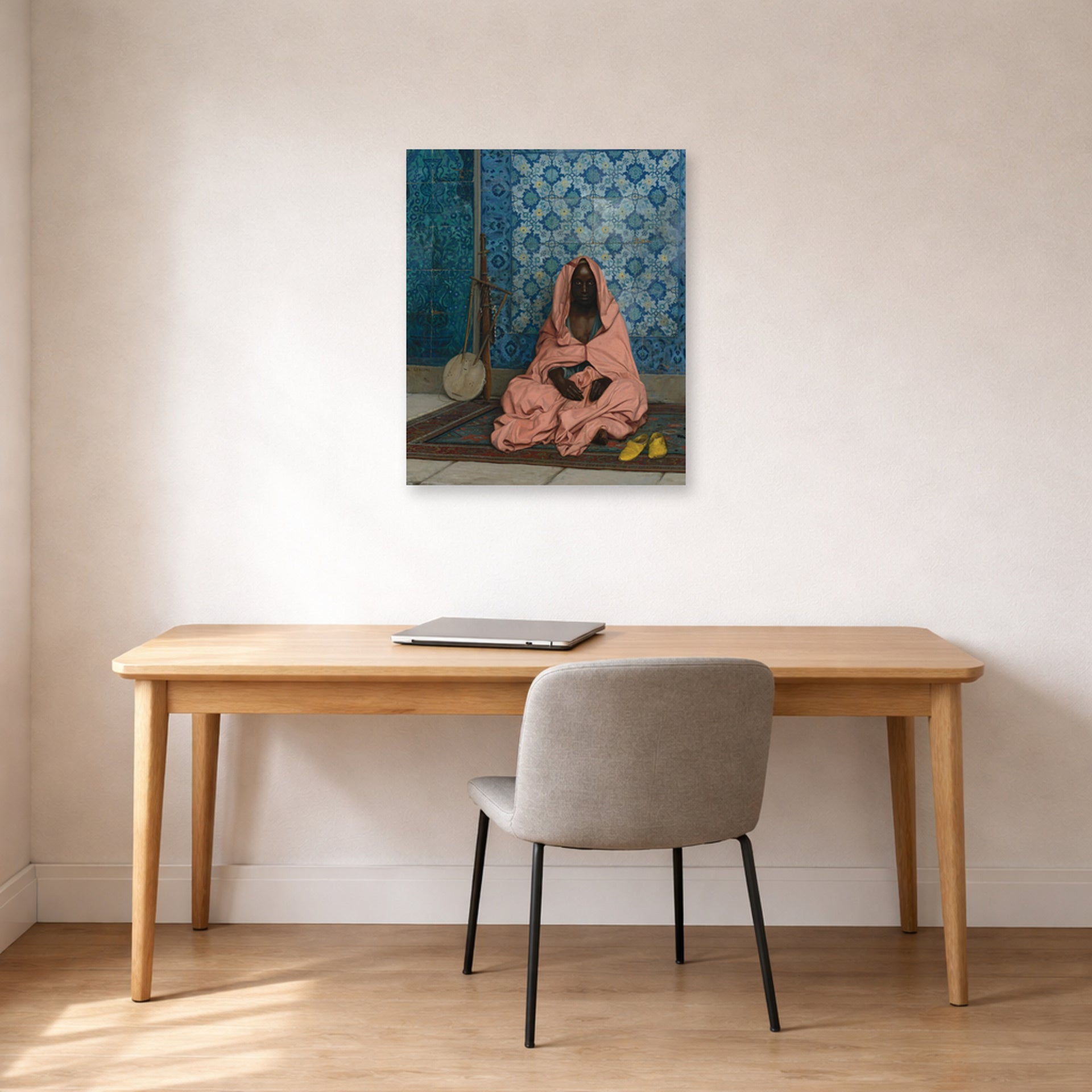 Jean-Leon Gerome - Le Barde Noir - poster print lifestyle office unframed